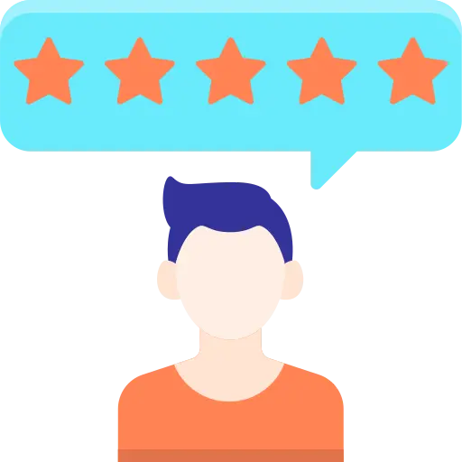 reseñas y calificaciones de clientes
