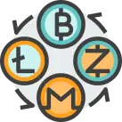 pasarela de pagos en múltiples criptomonedas
