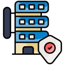 Icono que representa infraestructura segura para plataformas de gaming
