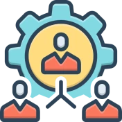 Icon depicting lead generation and management funnel in real estate