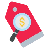 Icon representing accurate pricing and reliable property information